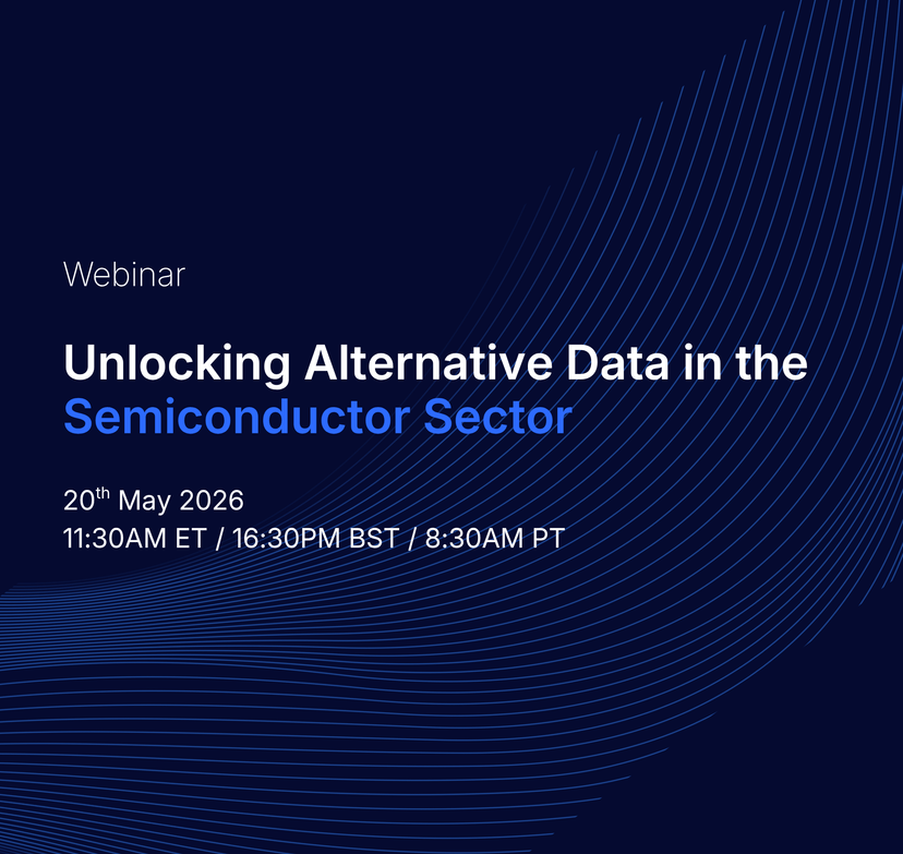 Upcoming Webinar: Unlocking Alternative Data in the Semiconductor Sector